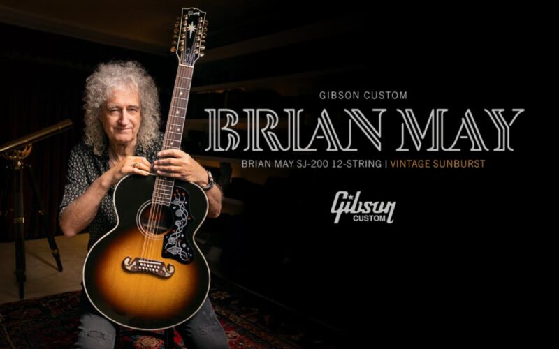 Gibson Partners with Sir Brian May, Announces Brian May SJ-200 12-String Guitar