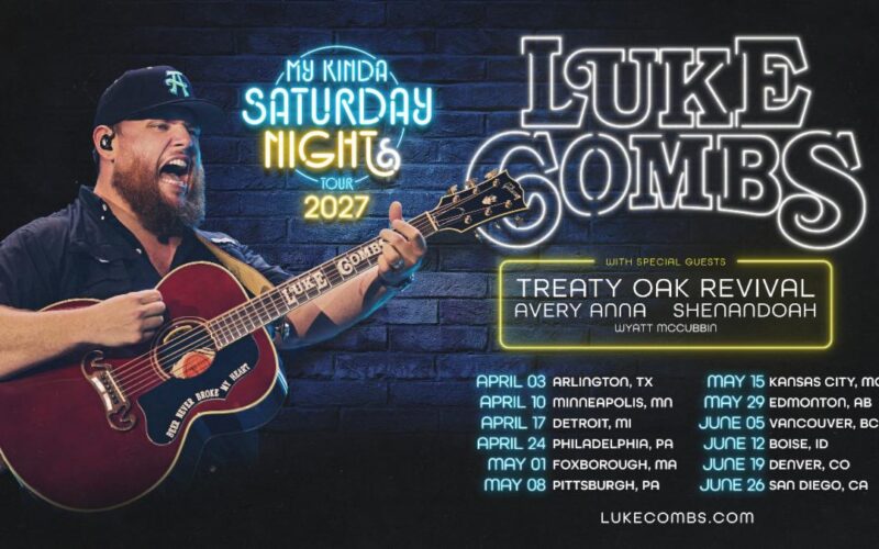 Luke Combs extends record-breaking “My Kinda Saturday Night Tour”